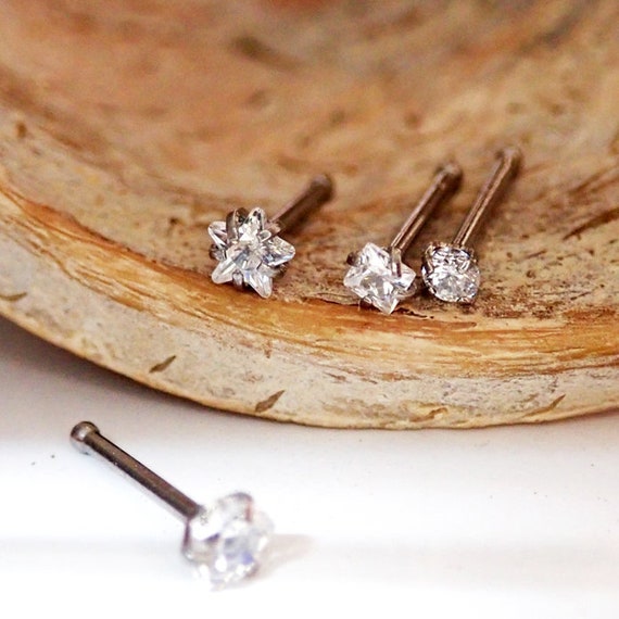 ADRAMATA 16Pcs 20G Piercing Naso Acciaio Chirurgico Riempito In - Foto 9