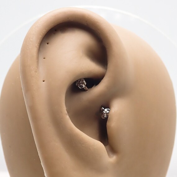 Titanium Zware Gebogen Barbell Met Intern Schroefdraad » The Art Of Piercings