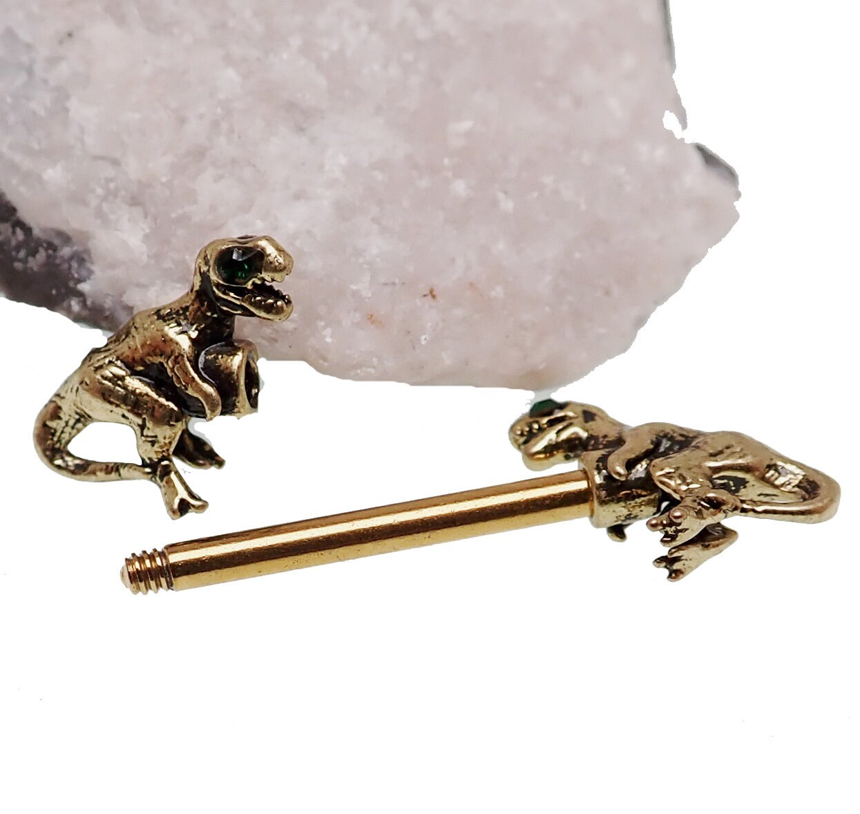Dinosaur on sale nipple jewelry