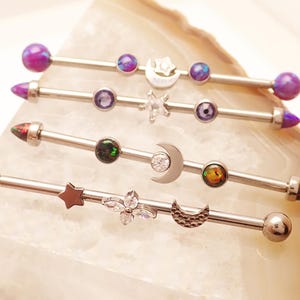 Titan Barbell Industrial Piercing 14g, mit Innengewinde, Highest Quality Titanium ASTM F-136