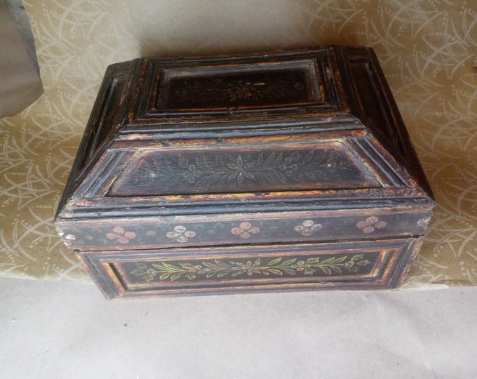 Antique Kerala Indian Jewelry Box