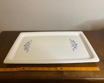 Corningware Platter P-35-B Blue Cornflower