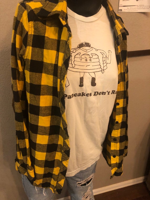 Vintage 90s Grunge Outfit; Yellow Clueless Plaid … - image 2