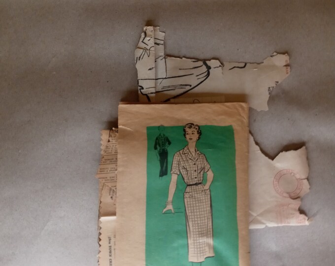 Mail Order Dress Pattern Circa 1949-1954 a EXTREMELY RARE