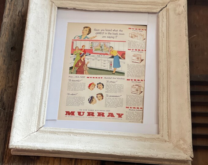 Vintage Murray Corporation of America Advertisement; Magazine Ad; 1950s Original Wall Decor; Vintage Ad
