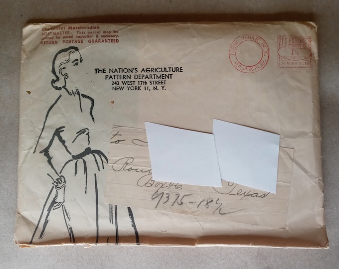 RARE Authentic Antique Unopened Collectible Mail Order Sewing Pattern