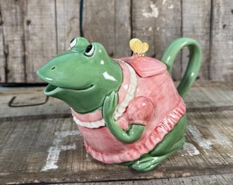 Zabytkowy czajnik Otagiri Freda the Frog autorstwa Mary Ann Baker