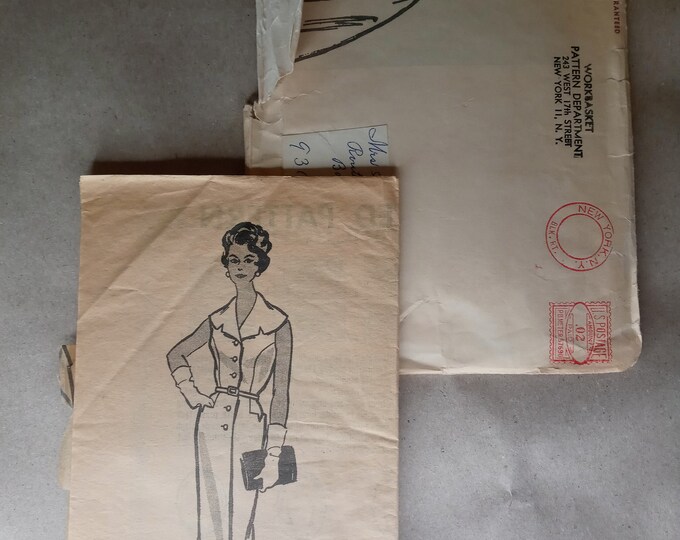 Mail Order Pattern 9318 Blk Rt Circa 1960s Sheath Dress