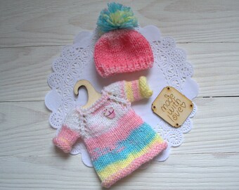knitted doll clothes