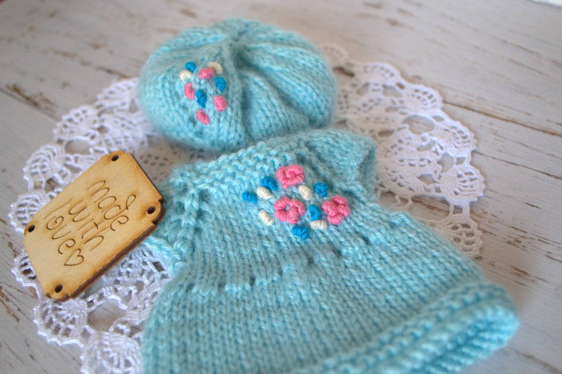 Doll Clothes 9 12 Inches Set Clothes Knitted Clothes Doll Etsy