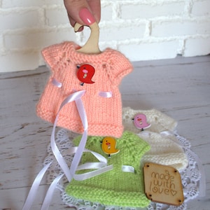 Knitted dress Doll, Clothes Handmade Doll, Dress clothing 9-12 inches, Knitted dress Doll, Handmade Dress, Doll Knitted Dress