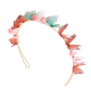 Butterfly Headband, Hair accessory, Wedding hair accessor, Goddess Hairband, Butterflies headband, Silk Butterflies, Wedding Tiara