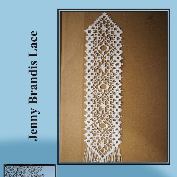 Joan Sampler a bobbin lace pattern by Jenny Brandis