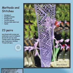 Arachne Trails Bracelet  is a bobbin lace pattern by Jenny Brandis
