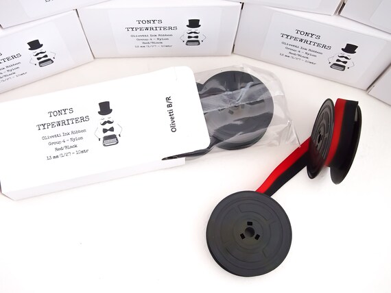 4 Pairs Universal Typewriter Ribbon Twin Spool Typewriter Ink Ribbon