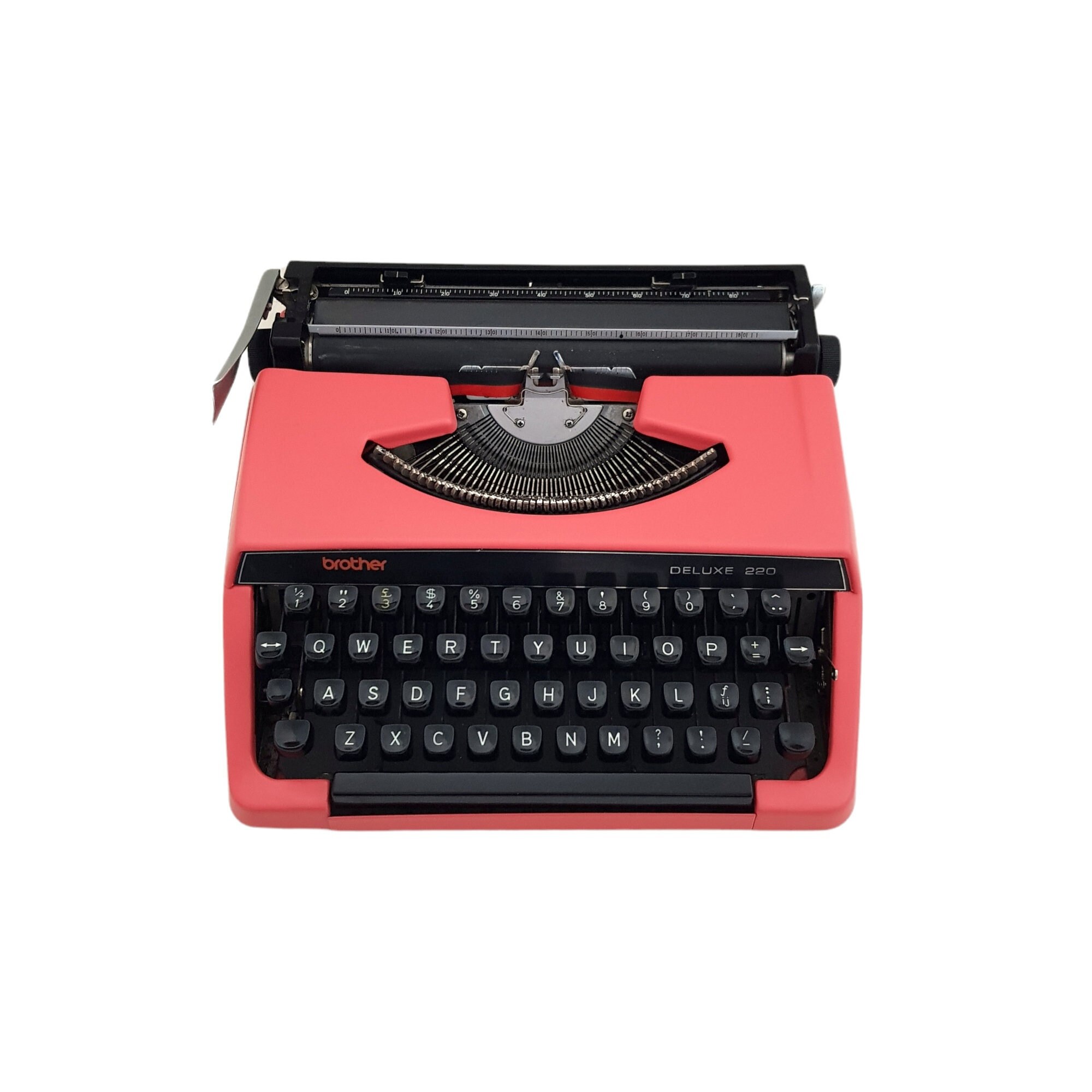 Nastro Per Macchina Per Scrivere Brother Deluxe 220 - 2 Pezzi, Colori Rosso E Nero, Compatibile, Marca ZenTypewriters