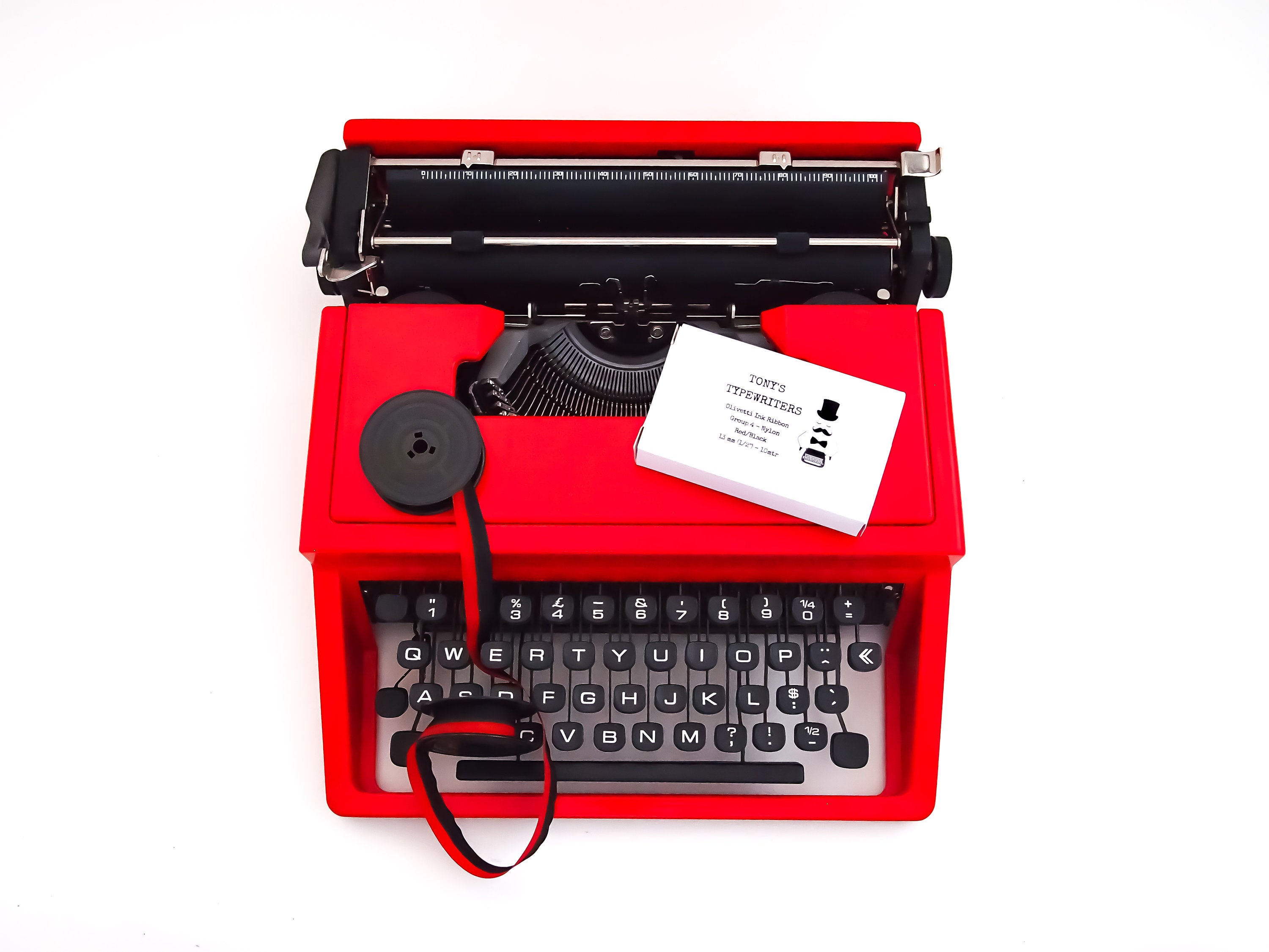 【美品ヴィンテージ】オリベッティ タイプライター (インクリボン付) 2025年最新】タイプライター オリベッティの人気アイテム - メルカリ