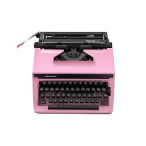 Sale!* l Vintage Adler Gabriele 10 Pink Typewriter - Working Portable QWERTZ for Writers & Kids | Perfect Gift