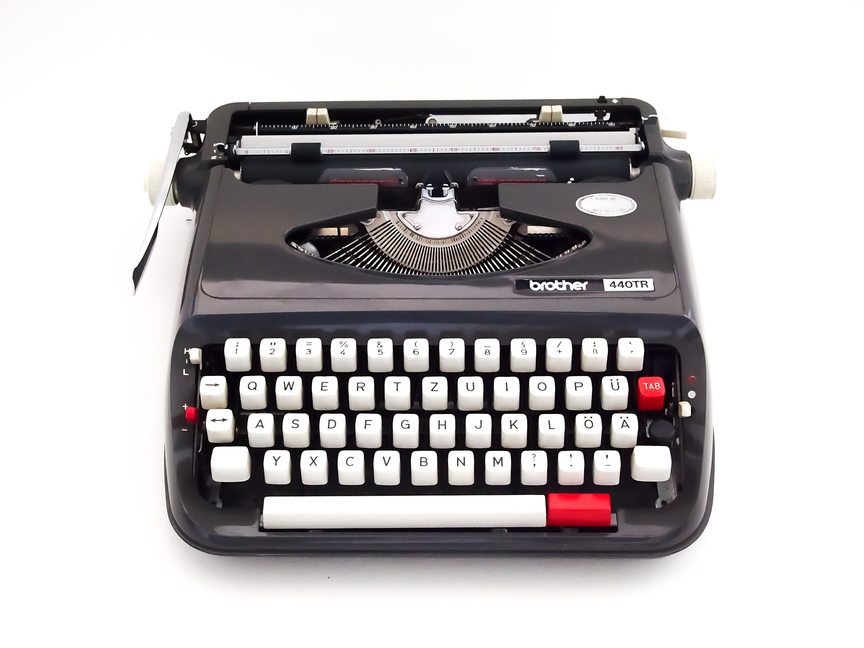 SALE Brother 440TR typewriter grey typewriter Brother Etsy