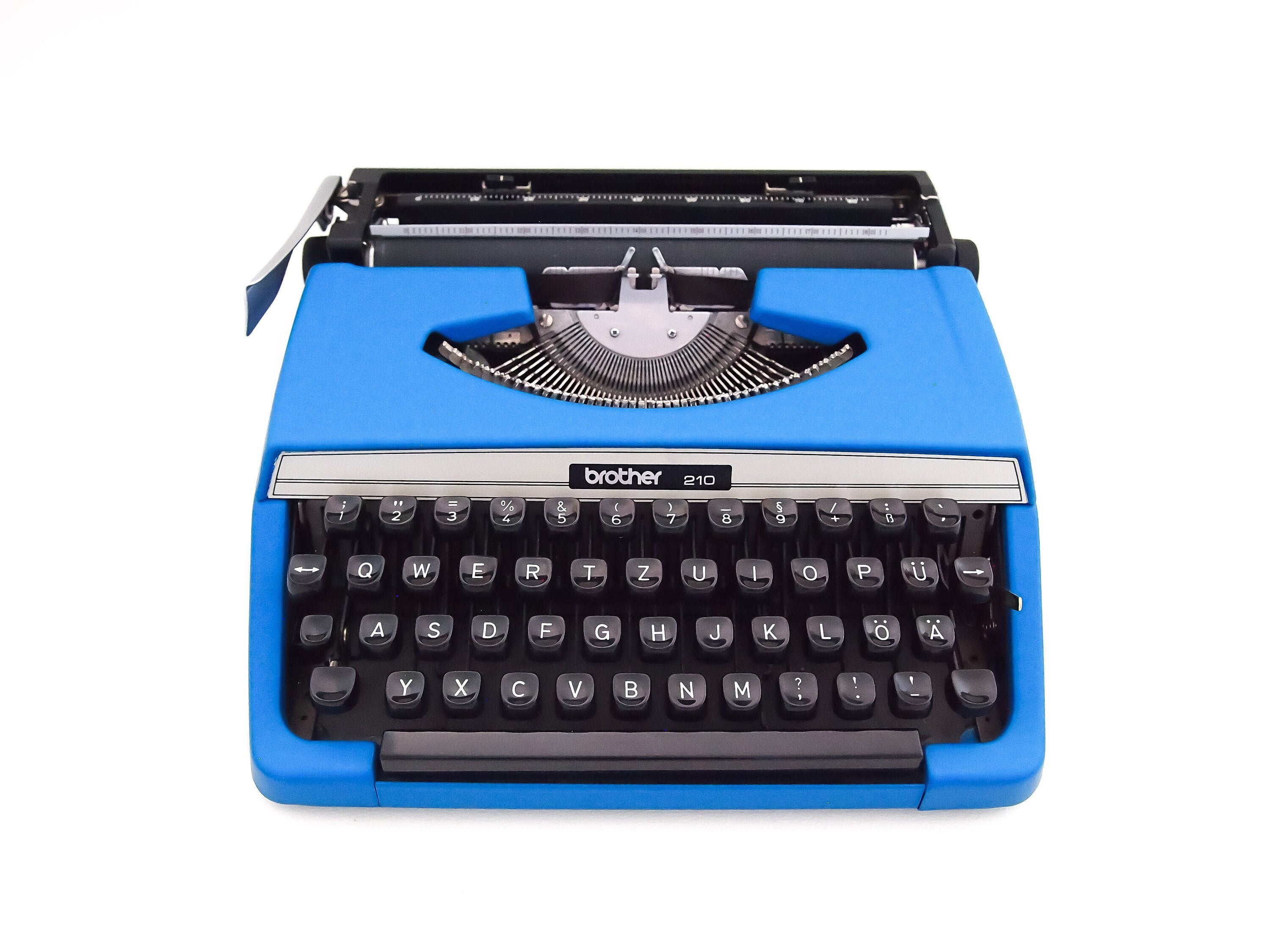 SALE Brother 210 typewriter blue typewriter Brother Etsy