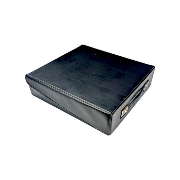 Vintage Typewriter Case for Olivetti Dora | Storage Box for portable typewriters