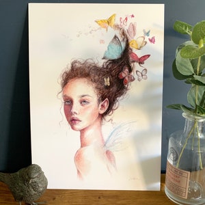 Sylph, A4 Art print