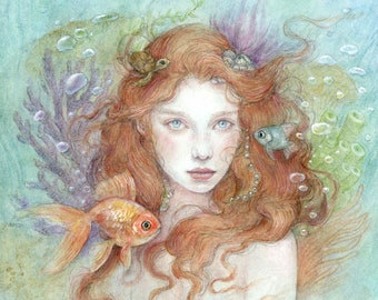 La Sirene, 10 x 8 art print