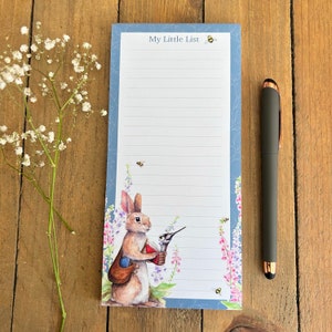 Book Club To do List | list pad | writing pad | easy tear-off notepad| DL size | cottagecore stationery | magnetic