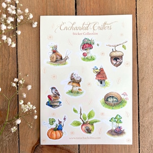 Stickervel betoverde beestjes
