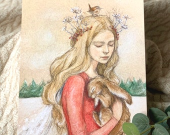 Yule Queen, A4 Kunstdruck