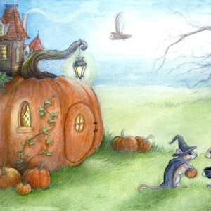 Hallow&#39;s Eve, A4 Art Print