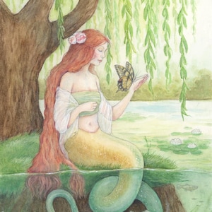 Mélusine, A4  Art Print
