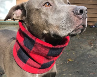 Snood with leash hole- Fleece