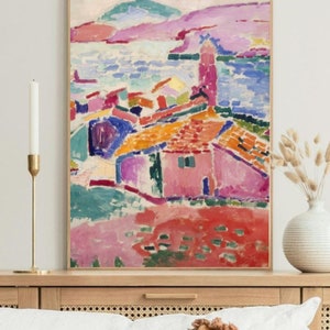 Plakat Matisse, pejzaż Matisse, abstrakcja, sztuka nowoczesna, plakat abstrakcyjny, kolorowy obraz, nowoczesna dekoracja ścienna, matisse