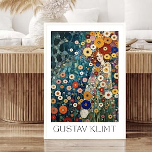 affiche Gustav Klimt, tableau klimt, Klimt art, Affiche d'exposition, reproduction Klimt, affiche chambre, maison decor, mural decor