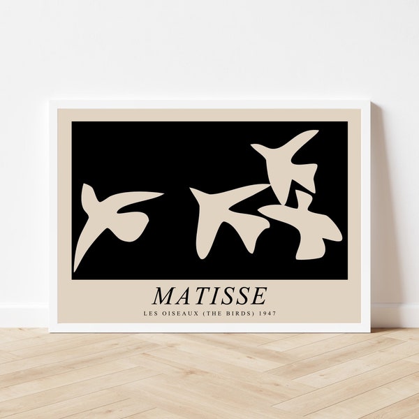 Art mural moderne, Henri Matisse art, affiche d'Art abstrait, Illustration Matisse, affiche minimaliste, abstraction moderne, art décorative