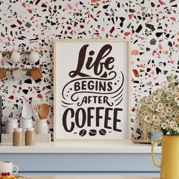 Plakat KAWA, Kawa definicja, Plakat do kuchni, Plakat z kawą, obraz z kawą, do kuchni, plakat do kawiarni, prezent dla miłośnika kawy