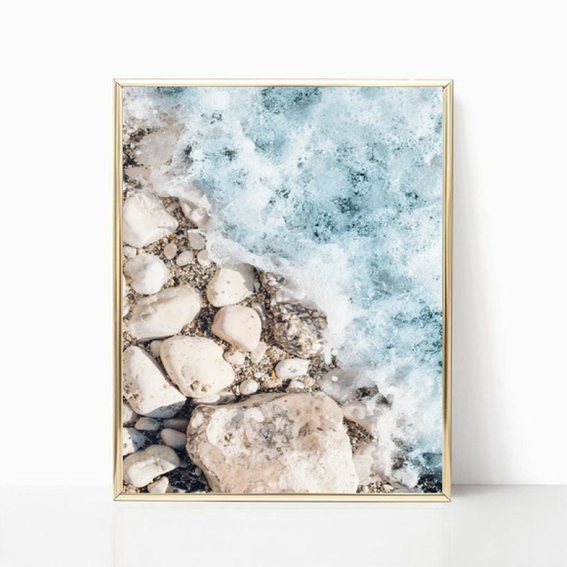 Set of 3 Wall Art Prints Coastal Style Wall Art Living Room Etsy