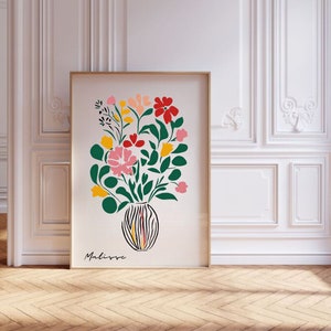 Flower Poster, Matisse Wall Art, Home Decor, Room Ornament, Matisse ...