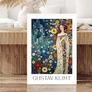 affiche Gustav Klimt, tableau klimt, Klimt art, Affiche d'exposition, reproduction Klimt, affiche chambre, maison decor, mural decor