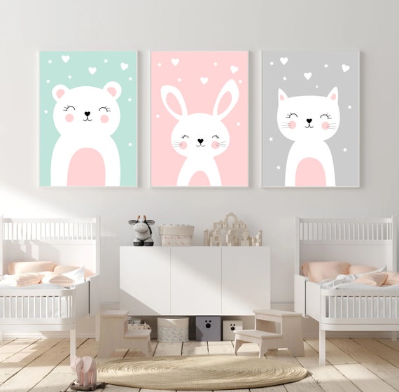 baby girl room prints