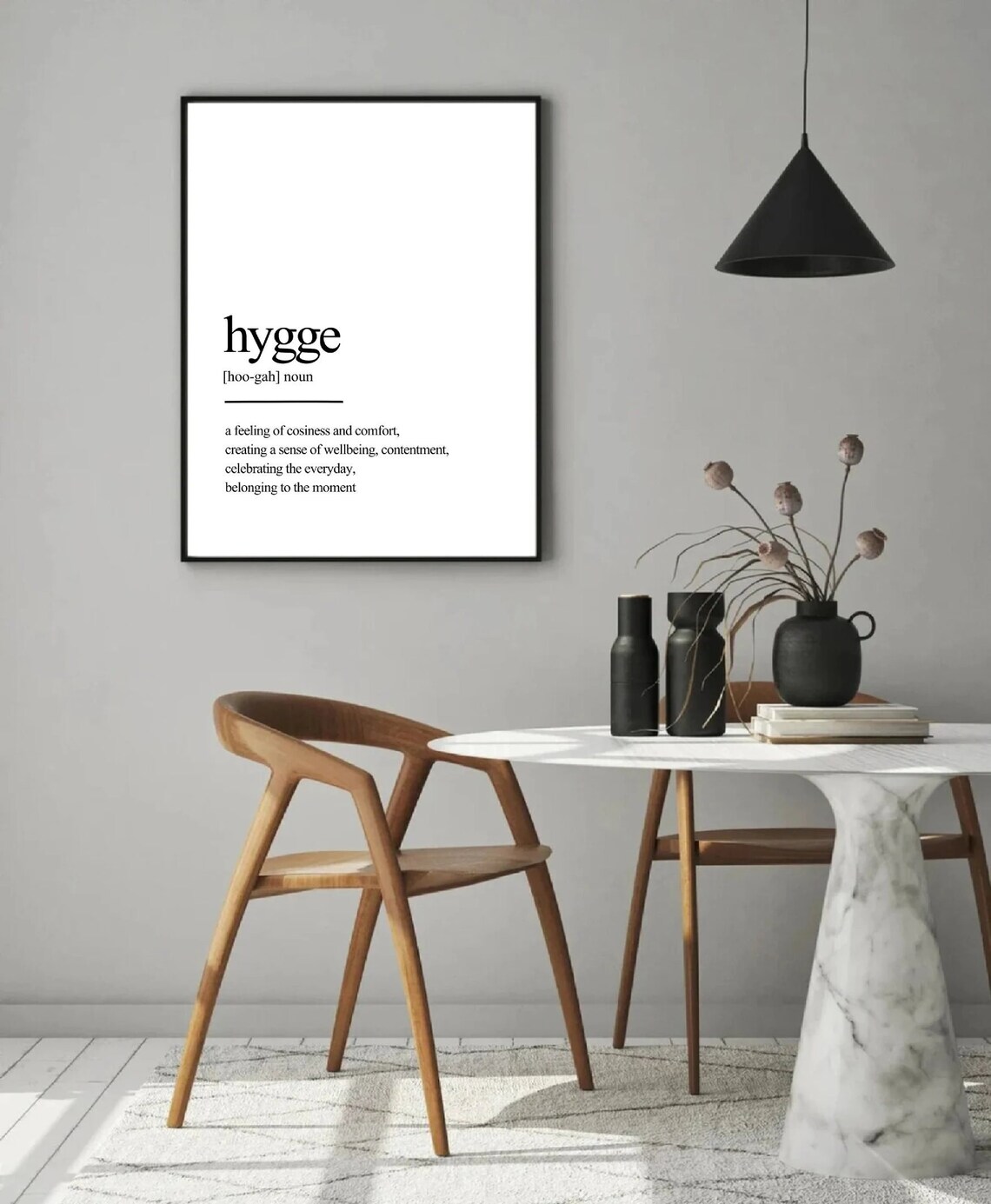 HYGGE Definition Hygge Poster Hygge Wall Art Hygge Print Etsy