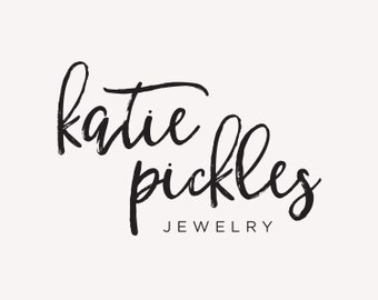 Handwritten Logo Design - Calligraphy Handwriting Font - Custom Name Logo - Whimsical Writing Logo - Simple Minimal - Rustic Brush Font 40