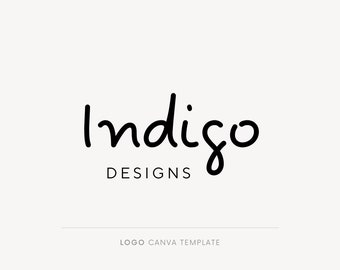 Canva template logo, Logo template, Logo designer, Minimalist logo, Creative business branding, Artist logo, Modern cute, Instant download