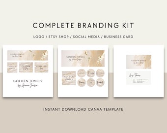 Timeless business card template. Simple hand-drawn ornament and