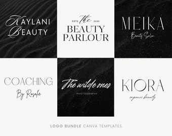 Minimalist logo kit, DIY logo design, Canva logo templates, Logo Canva, Small business, Logo designer, Logo branding, Clean logo bundle