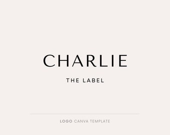 Logo design, Canva template, Luxury logo template, Minimalist logo, Elegant logo, Business logo, Etsy Logo, Logo design for small business