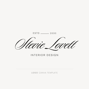 DIY logo design, Canva template logo, Feminine logo template, Minimalist logo, Elegant logo, Professional business logo, Luxury branding
