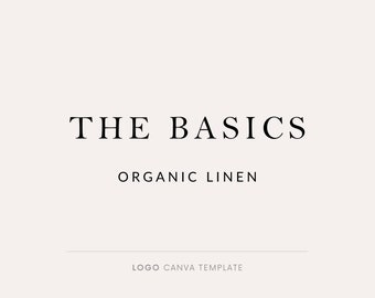 Minimal logo, Canva logo template, Watermark logo, Classic logo, Small business branding, Modern logo design, Simple logo, Text logo, DIY