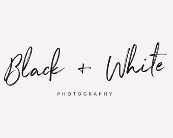 Rustic calligraphy logo,  Modern logo design, Minimalist logo, Photography logo, Watermark logo, Script logo, Scandi logo, Brush font logo